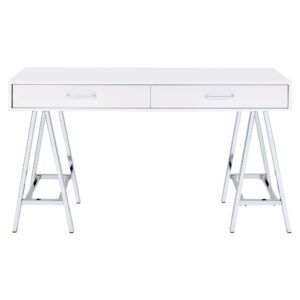 Create a chic home office with the Vivid Writing Desk. A modern