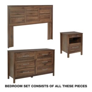 Create the perfect bedroom or guest room with our Stonebrook bedroom set. Suite includes: One Queen/full headboard