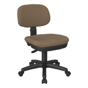 A task chair with a functional yet comfortable appeal arrives in the form of a basic task chair by Office Star. Outfitted with a one touch pressurized pneumatic seat height adjustment