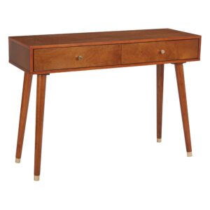 Cupertino Console Table in Light Walnut K/D Legs Only.