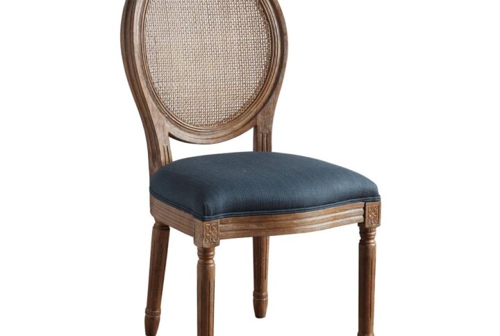 Embody French styled sophistication in your home with the Stella cane oval back chair. Beautifully fashioned