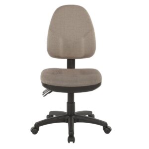 this ergonomic designed chair provides comfort and support to both your body and mind. Intelligently outfitted with a vertically adjustable back height adjustment this chair is ideal for folks of large and small statures alike. The thick contoured molded back with built in lumbar support