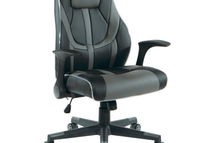Gear up for your next intensive gaming session with the output mid-back gaming chair. The contoured