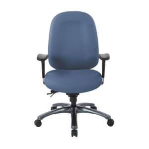 this intelligently designed chair provides comfort and support to both your body and mind. Intelligently outfitted with a vertically adjustable Ratchet back height adjustment