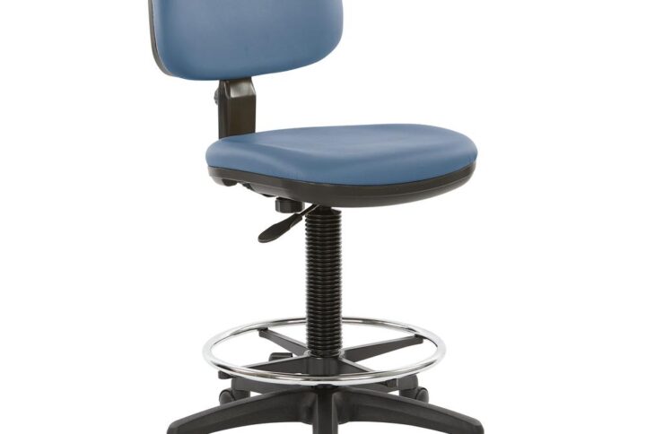 The Economic Drafting Chair allows you to sit comfortably while the back height and seat depth adjustment capabilities personalize the way you work. Features include pneumatic seat height adjustment