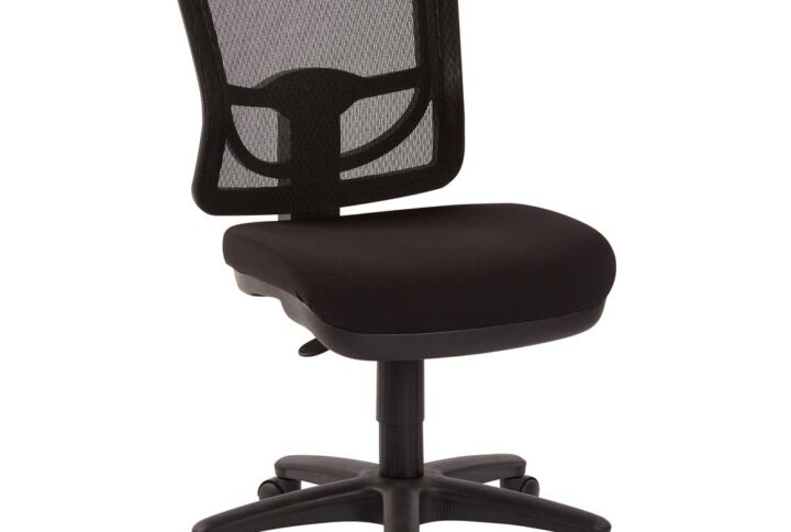ProGrid® Mesh Back Armless Task Chair with Paded Coal FreeFlex Fabric Seat