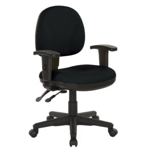 Find your comfort zone this ergonomic office chair designed to keep you on task. The thick padded seat and back with built in lumbar support offers superior comfort