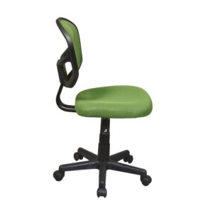 Mesh Task Chair In Green Fabric