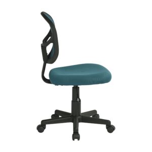 Mesh Task Chair In Blue Fabric