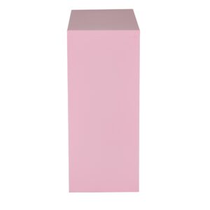 Metal Bookcase in Pink Finish