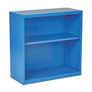 Metal Bookcase in Blue Finish