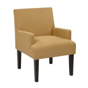 Main Street Guest Chair in Woven Wheat Fabric