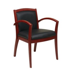Napa Cherry Guest Chair With Full Cushion Back (1-Pack)