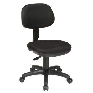Basic Task Chair (Replaces SC50T). Sculptured Seat and Back. One Touch Pneumatic Seat Height Adjustment. Back Height Adjustment. Seat Depth Adjustment. Heavy Duty Nylon Base with Dual Wheel Carpet Casters.