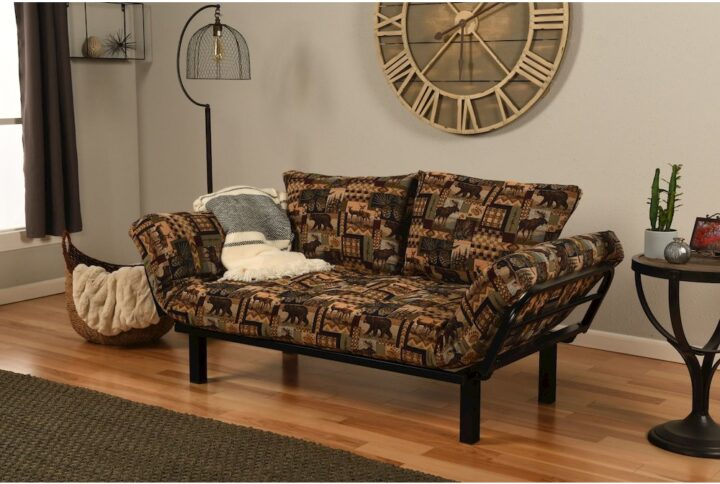 This unique and versatile lounger easily converts from a chair to a lounger or bed. This contemporary