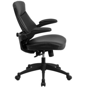 conveniently located under the seat. This ergonomic task chair's features and distinctive styling will make it perfect for your home or office space.
