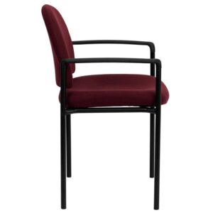 ergonomic design this Navy Fabric Stackable Steel Side Reception Chair with Arms is a must have. This chair is ideal for anyone who wants an extra seating option in their home or for an event