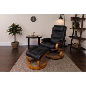 a book or just some down time than in a recliner. This black set features a built-in pillow top headrest