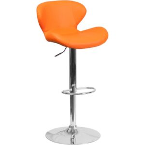 If you are looking for something a little different this orange adjustable height