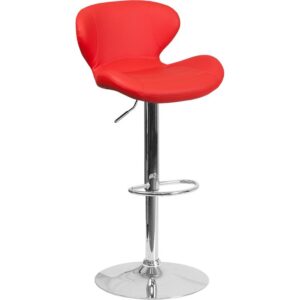 If you are looking for something a little different this red adjustable height