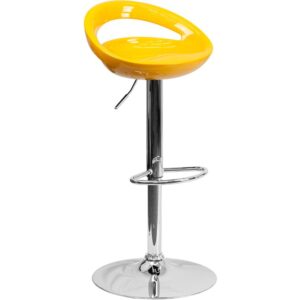 Shake things up and create a fun modern feel in your home with this glossy yellow