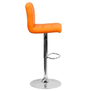 the base features an embedded plastic ring. Not only is this stool stylish