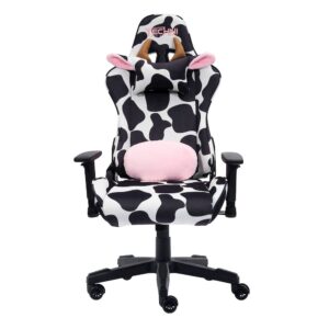 because our new TS85 Cow Print LUXX Series Gaming Chair is exactly what you need to stand out. It has a smooth