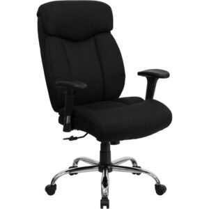 Finding a comfortable chair is essential when sitting for long periods at a time. Big & Tall office chairs are designed to accommodate larger and taller body types. This chair has been tested to hold a capacity of up to 400 lbs.