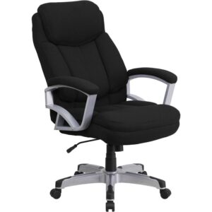 Finding a comfortable chair is essential when sitting for long periods at a time. Big & Tall office chairs are designed to accommodate larger and taller body types. This chair has been tested to hold a capacity of up to 500 lbs.