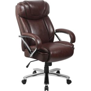If your job or hobby requires you to sit for long stretches of time having the right chair is priceless. Big & Tall office chairs are designed to accommodate larger and taller body types. This chair has been tested to hold a capacity of up to 500 lbs.