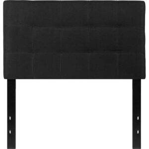 you need a headboard to provide extra support. A headboard gives your room a very personal touch and allows you to show off your style. This gorgeous black twin headboard features button tufting and a diamond stitch pattern design
