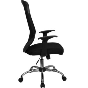 this comfortably designed chair is perfect. Mesh office chairs can keep you more productive throughout your work day with its comfort and ventilated design. The breathable mesh material allows air to circulate to keep you cool while sitting. Finding a comfortable chair is essential when sitting for long periods at a time. The high back design relieves tension in the lower back