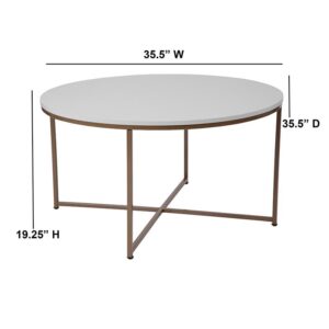 the coffee table will blend well with your existing furniture. This sleek looking accent table will add a refreshing look in your living room