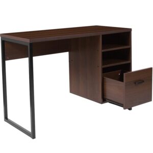 or combined with other similar desks to create a spacious and comfortable work environment. Investing in a desk for your home makes working from home or managing household bills and paperwork a much nicer experience. The appealing design of this desk will complement any work space.