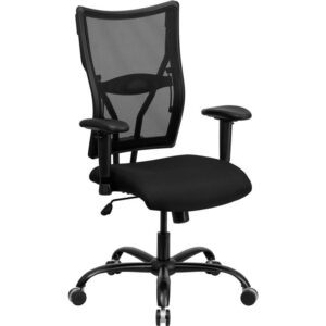 Finding a comfortable chair is essential when sitting for long periods at a time. This Big & Tall office chair is designed to accommodate larger and taller body types and has been tested to hold a capacity of up to 400 lbs.