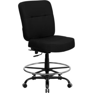 Big & Tall office chairs are designed to accommodate larger and taller body types. This chair has been tested to hold a capacity of up to 400 lbs.