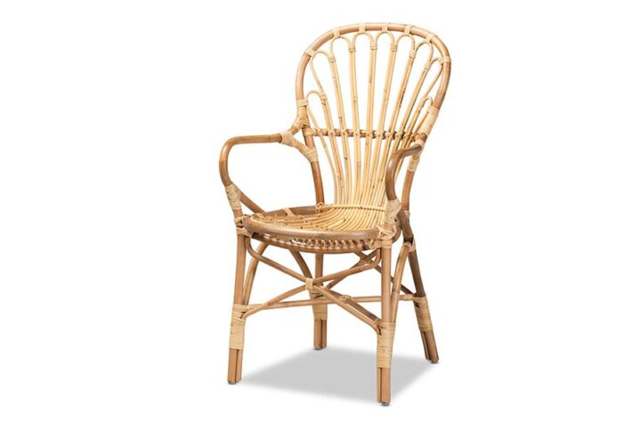 Natural Finished Rattan Dining Chair