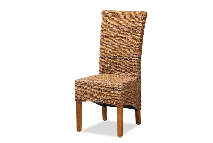 Brown Finished Wood Dining Chair