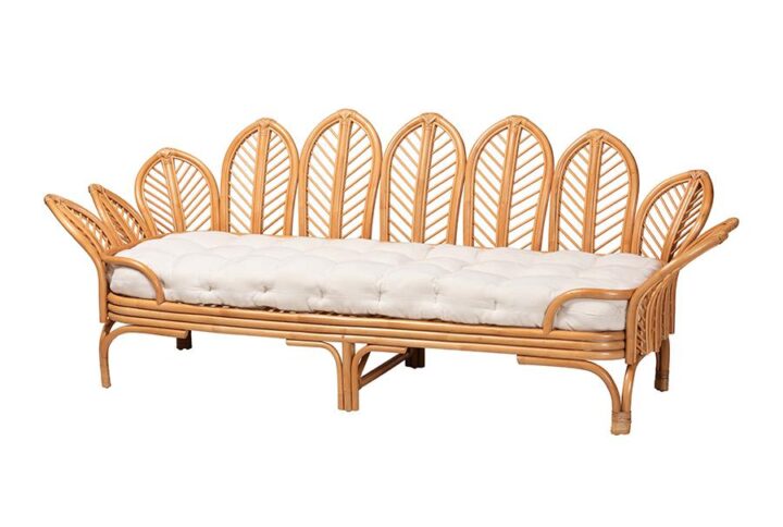 Loften Bohemian Light Honey Rattan Daybed