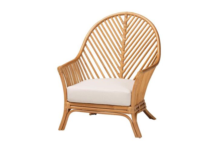 Lisabon Bohemian Light Honey Rattan Arm Chair