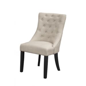 Combine usually contrasting styles for an elevated look and feel. The Prairie Dining Side Chair