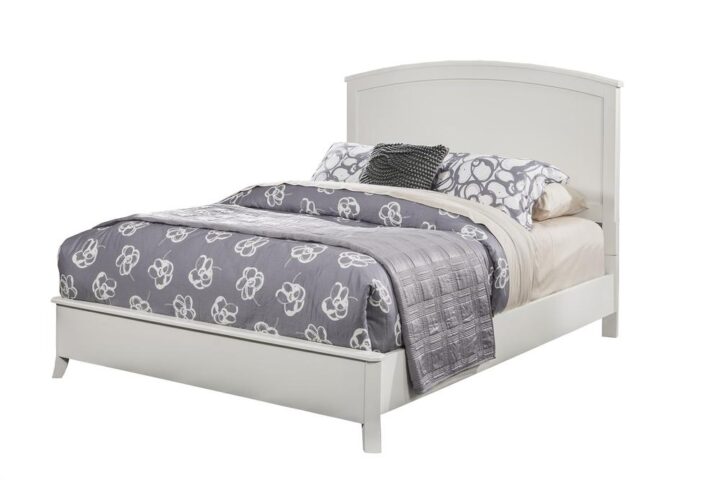 Traditional elegance describes this classic design. Crafted of Mahogany wood solids and veneers while featuring a antique white finish. Available in multiple bed sizes and coordinates with a full compliment of optionally purchased bedroom pieces from the Alpine Furniture Baker collection. With its clean lines