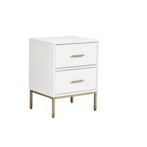 this piece is crafted from sustainably sourced Mahogany.  Features include a felt-lined top drawer