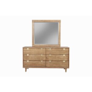 Add modern flair to your bedroom with the Easton 6-Drawer Dresser in sand (beige) finish.  Providing storage for your essentials