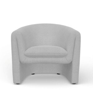 a perfect blend of style and comfort. With its distinctive barrel chair design
