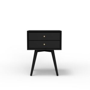 Transform your bedroom into a stylish haven with the Flynn Small Nightstand. Designed for lovers of mid-century modern aesthetics