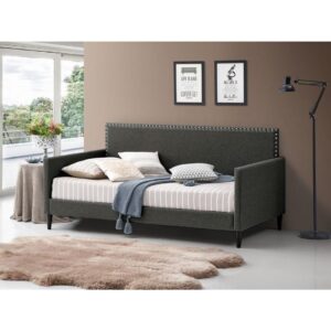 daybeds are a fantastic solution for smaller spaces. This is beautifully crafted from a blend of solid and manufactured wood and features a linen-blend upholstery in a solid finish