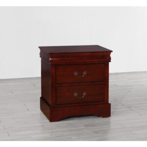 This nightstand is the piece you need for your room with traditional décor. Its shape was originally developed in the mid - 19th century when such pieces were formed to portray a glamorous yet simplistic construction. This piece will bring a needed elegance to any room looking for that special piece.