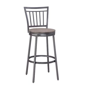 The Talia Counter Stool features clean lines and crisp angles in a modern