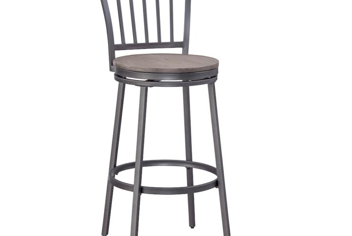 The Talia Counter Stool features clean lines and crisp angles in a modern
